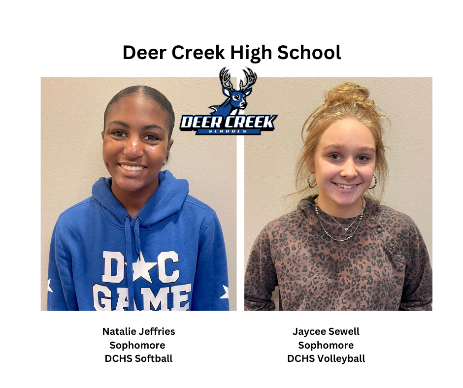 Deer Creek Athletes of the Week 