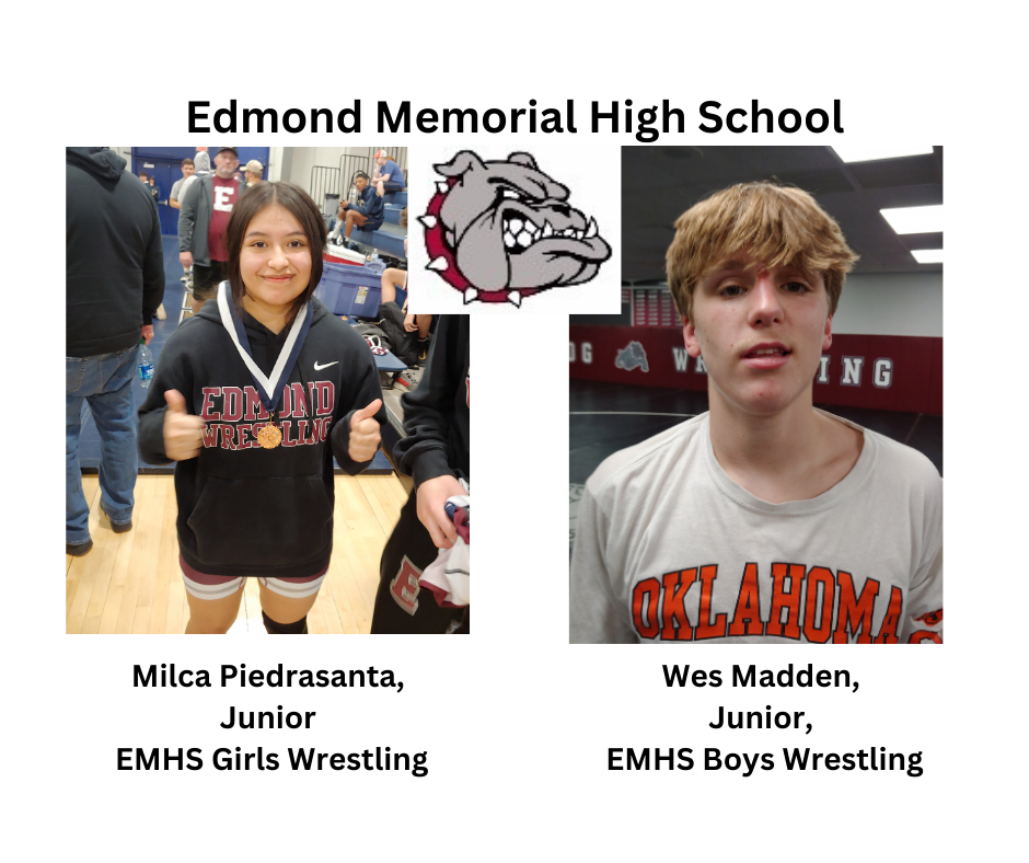 Edmond Memorial Athletes of the Week for 12/21/23