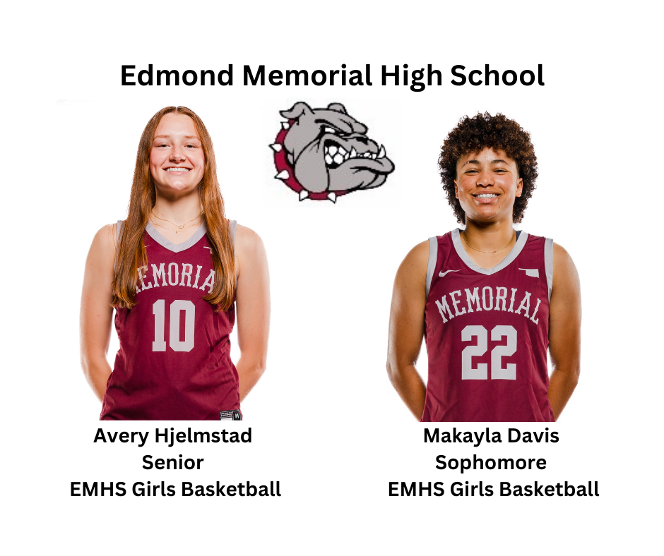Edmond Memorial Athletes of the Week for 12/28/2023