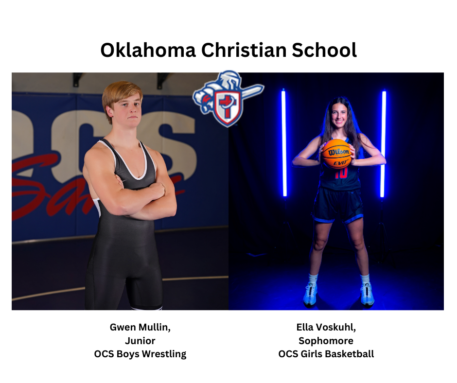 Oklahoma Christian School Athletes of the Week for 12/28/2023