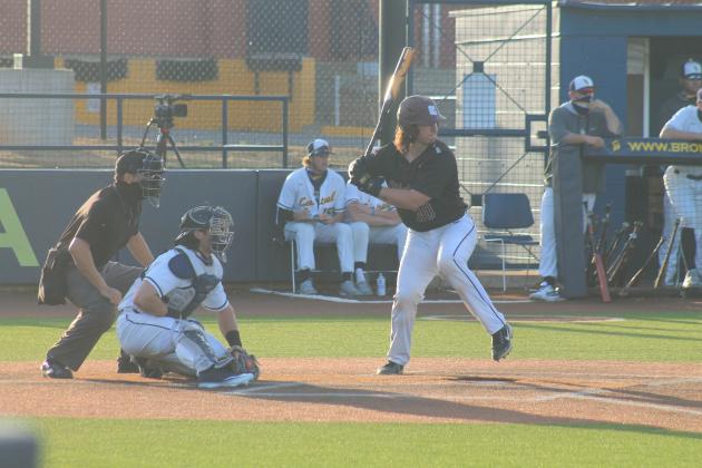 Zach Sanchez at the plate for OC