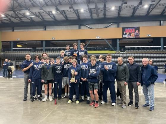 Edmond North Huskies after winning 1st place at the Mid-America Nationals Tournament in Enid.