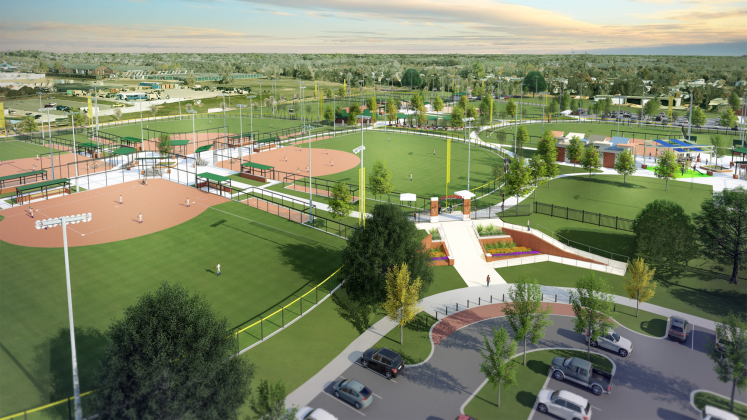 A.C. Caplinger Sports Complex rendering