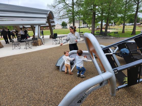 New Stephenson Park playground fun. Photo by Erin Stevens.