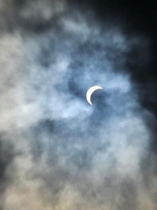 View of Total Solar Eclipse in Cedar Hill Texas. Photo by Naika Malveaux.